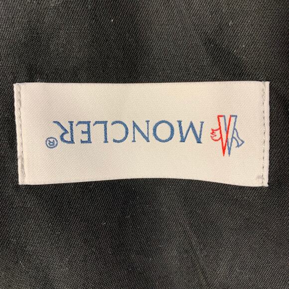 MONCLER Size 34 Black Twill Polyamide Blend Drawstring Casual Pants - Picture 7 of 12